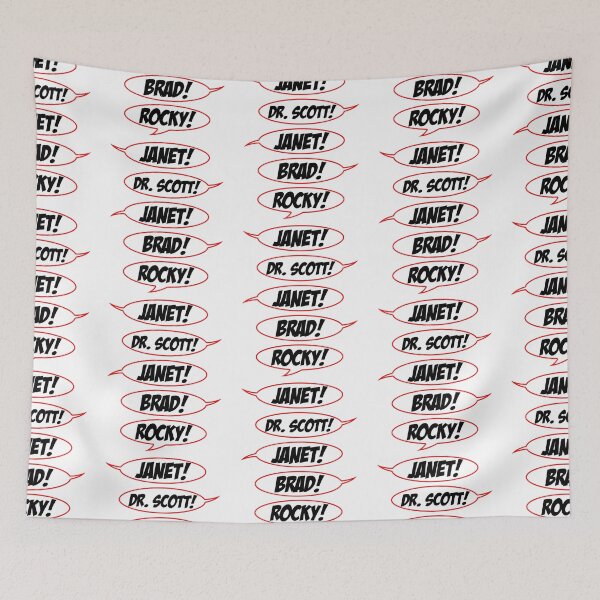 Item preview, Janet! Dr. Scott! Janet! Brad! Rocky!   designed and sold by Pollywellloves.