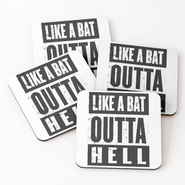 Item preview, LIKE A BAT OUTTA HELL!   designed and sold by Pollywellloves.