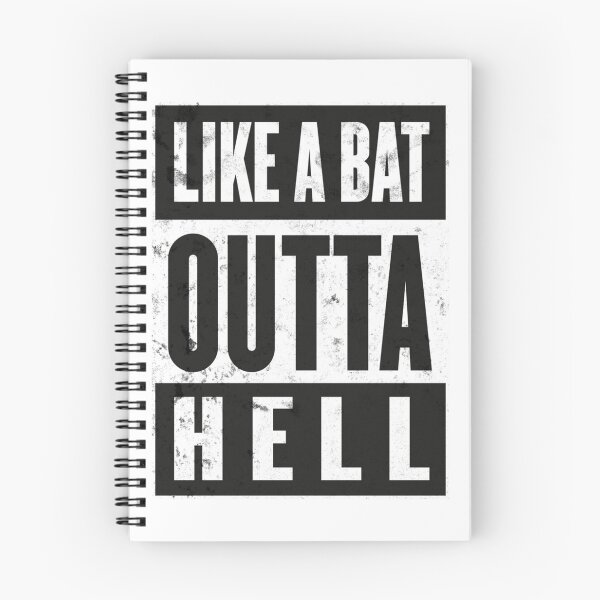 Item preview, LIKE A BAT OUTTA HELL!   designed and sold by Pollywellloves.