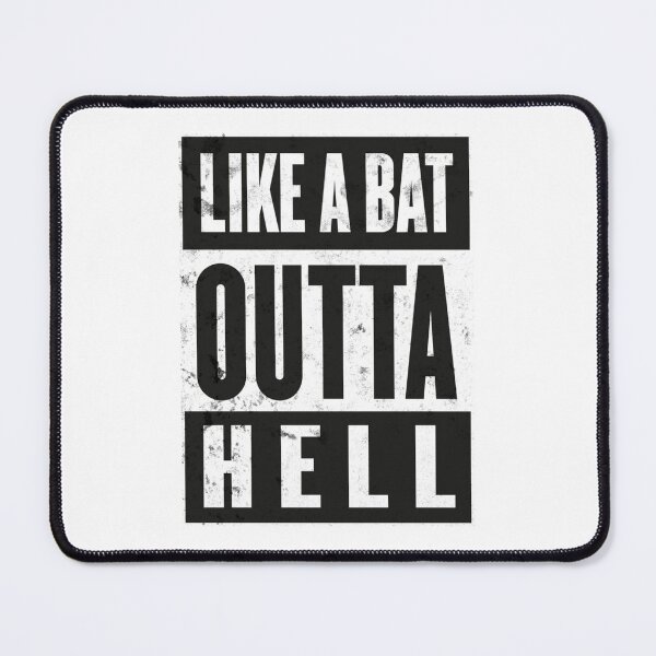 Item preview, LIKE A BAT OUTTA HELL! designed and sold by Pollywellloves.