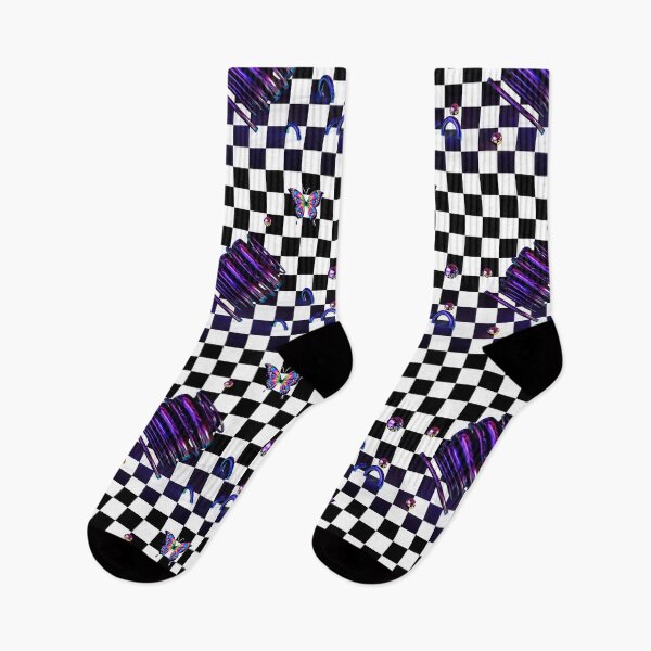 Item preview, Checkered butterfly chrome land  designed and sold by Visualsleep.