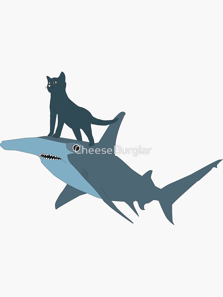 The Kitten and the Shark by CheeseBurglar