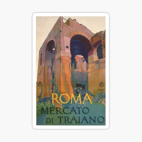 Item preview, Roma Mercato Di Traiano - Travel Art - Vintage Art designed and sold by RickE.