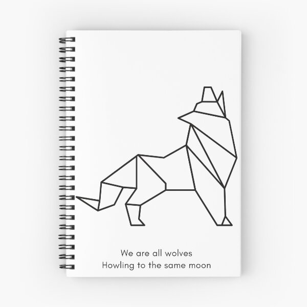 Item preview, Geometric Lone Wolf Sticker designed and sold by FancyZone.