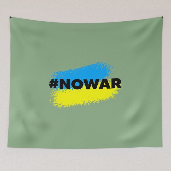 Item preview, NO War Ukraine Support designed and sold by Mooostickers.