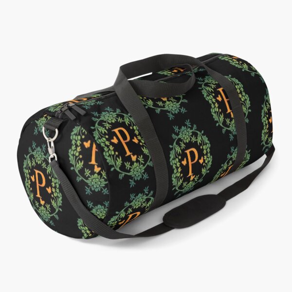 Item preview, Ornamental Letter P, Green And Yellow Flowers And Butterfly, Monogram Letter Ornament designed and sold by PROMEN Creativity.