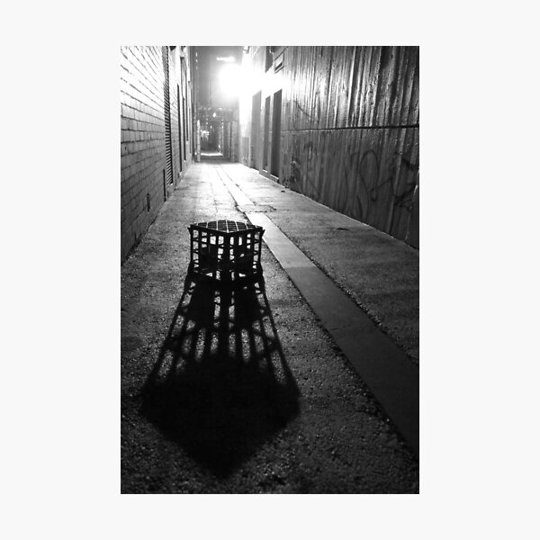 milk crate Photographic Print