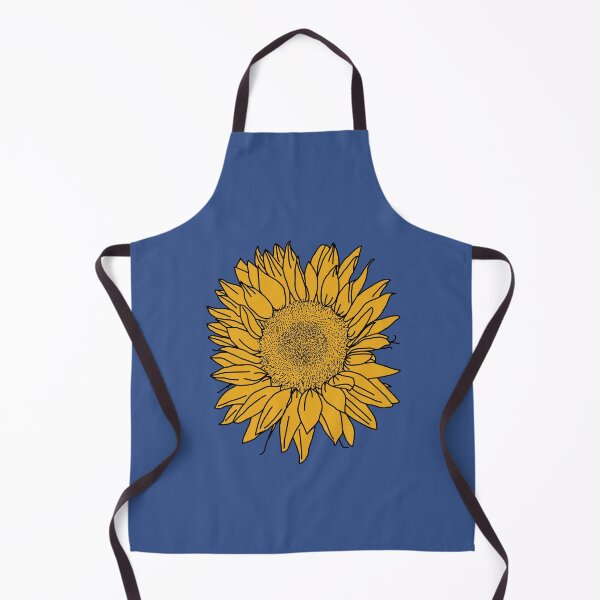 Item preview, Yellow Sunflower Line Drawing designed and sold by ellenhenry.