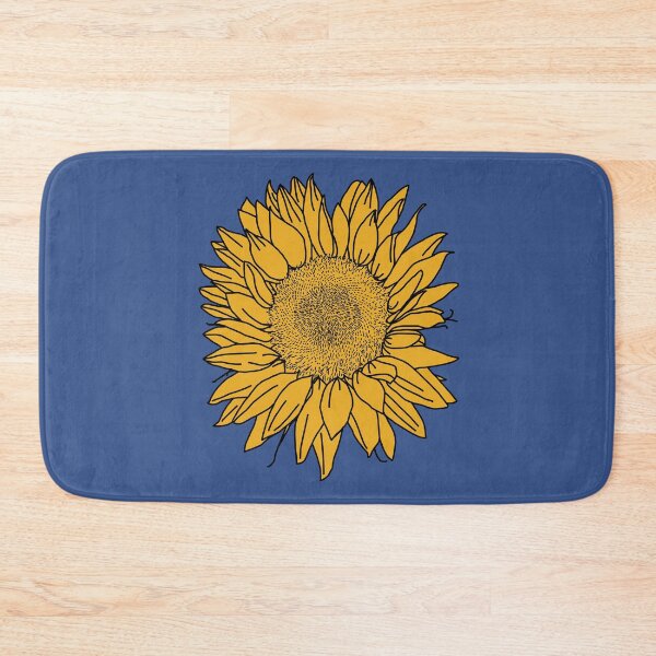 Item preview, Yellow Sunflower Line Drawing designed and sold by ellenhenry.