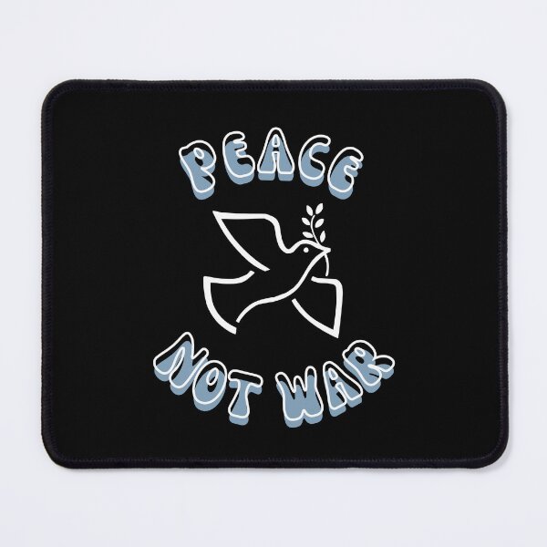Item preview, Peace Not War with Dove of Peace logo - blue designed and sold by BTCelebration.