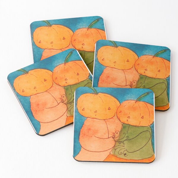 Item preview, Pumpkin couple, Halloween, jack olantern, fall theme designed and sold by Edgot Emily Dimov-Gottshall.