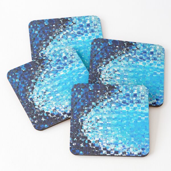 Item preview, Blue Wave Art - Pieces 7 - Sharon Cummings designed and sold by Sharon Cummings Art.