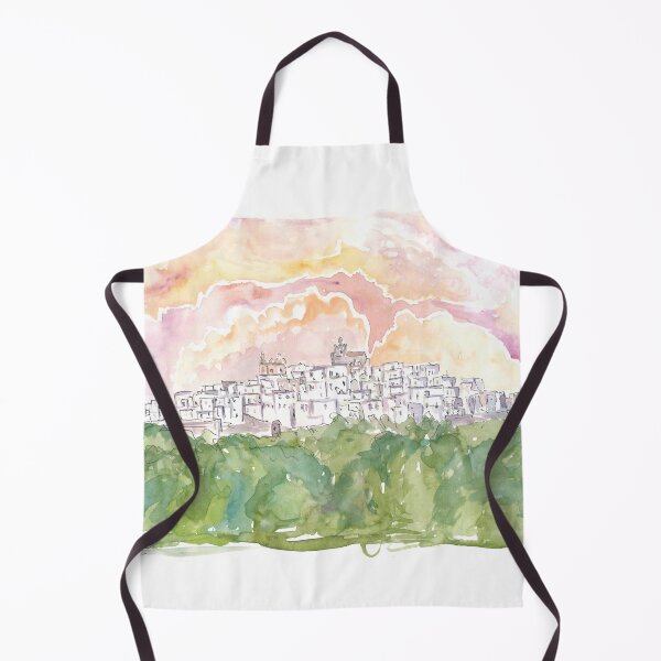 Item preview, Cityview of Historic Ostuni Apulia Italy designed and sold by artshop77.