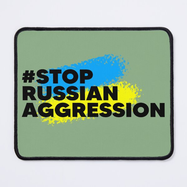 Item preview, Stop russian Aggression I Support Ukraine designed and sold by Mooostickers.