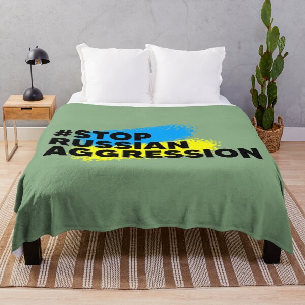 Item preview, Stop russian Aggression I Support Ukraine designed and sold by Mooostickers.
