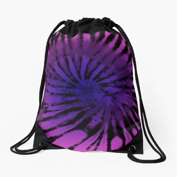 Aperçu de l'œuvre Motif Tie Dye coloré fuchsia et violet créée et vendue par SoccaTamam.