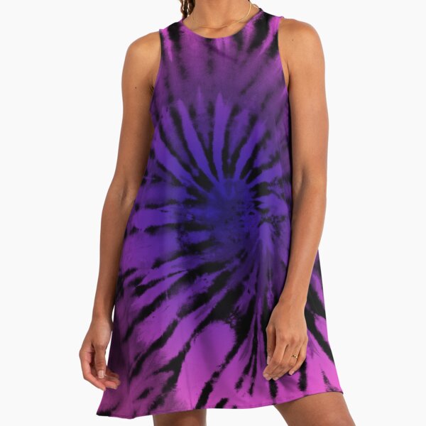 Purple Tie Dye Dresses for Sale | Redbubble