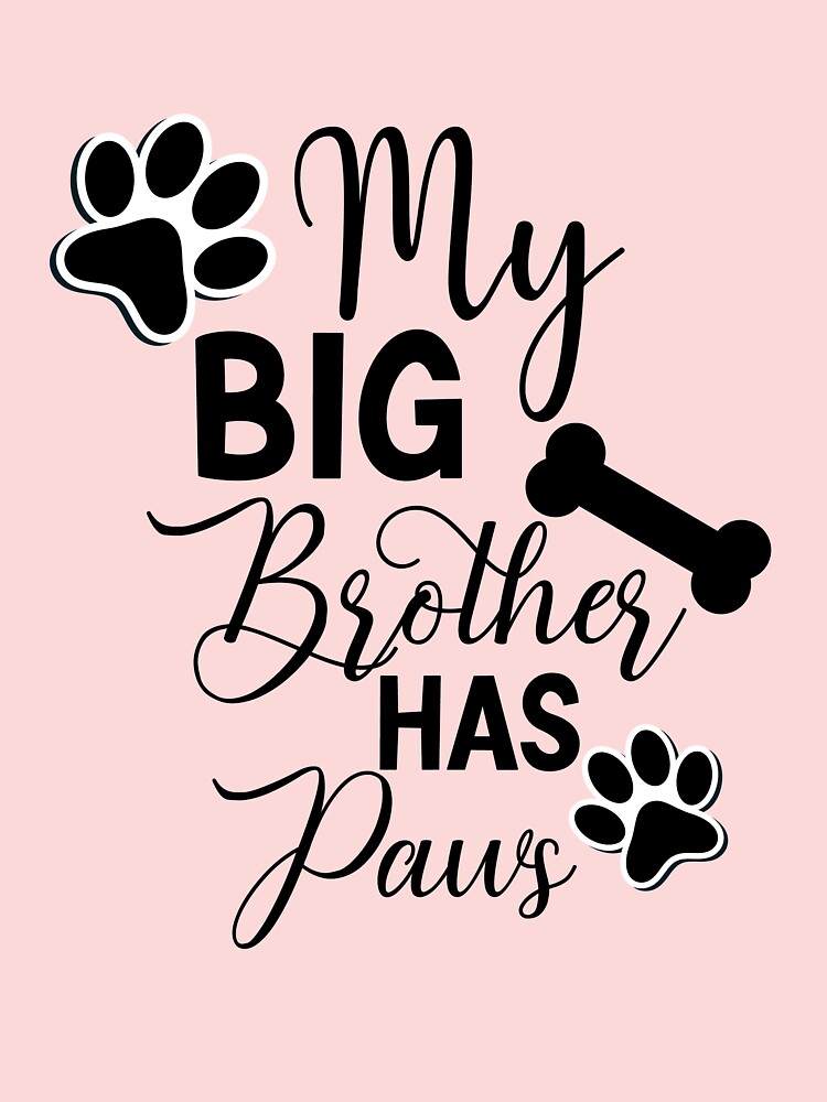 my siblings have paws shirt, funny baby shower gift, funny baby