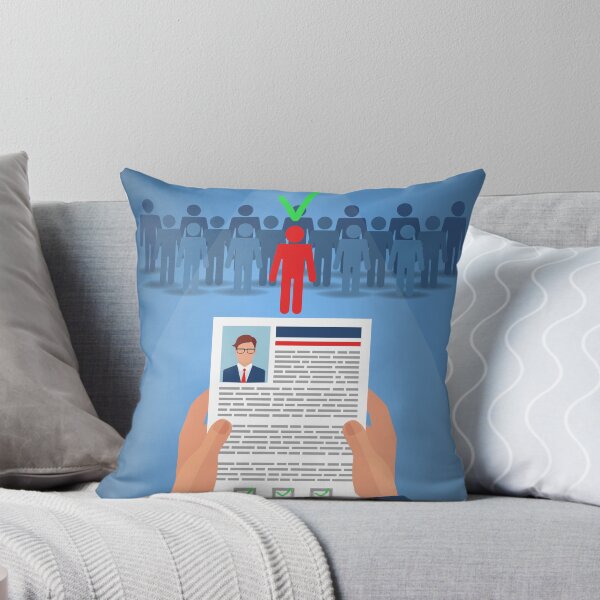 Item preview, Recruitment for Business. Hands Hold CV Profile of Candidate. Human Resources designed and sold by ivector.