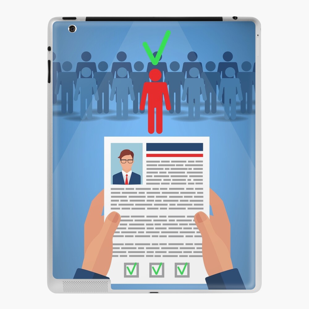 Recruitment for Business. Hands Hold CV Profile of Candidate. Human  Resources" Spiral Notebook for Sale by ivector Redbubble