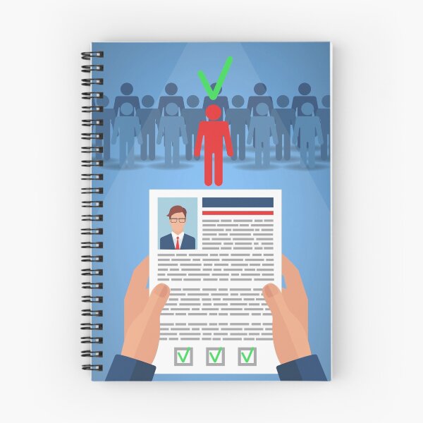 Item preview, Recruitment for Business. Hands Hold CV Profile of Candidate. Human Resources designed and sold by ivector.