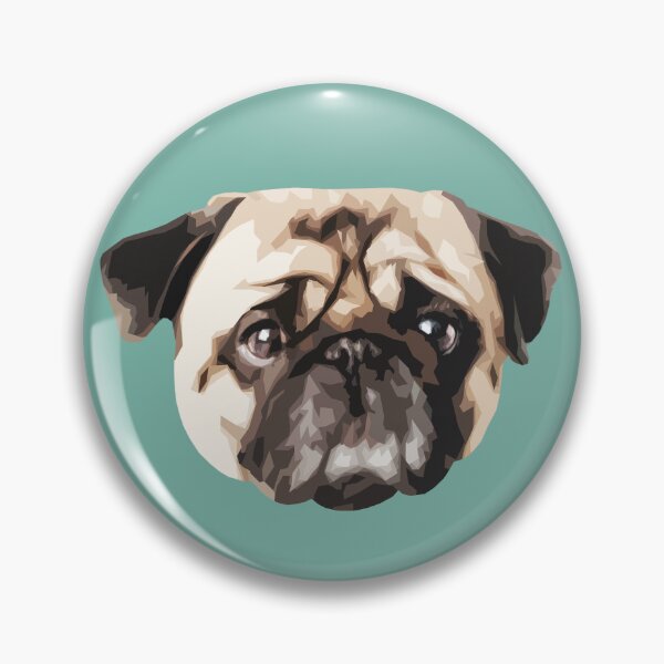Item preview, Pug Cute Dog Pop Art - Fawn Pug - WPAP designed and sold by inkandmoth.