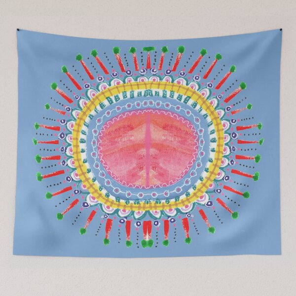 Item preview, Funky Boho Mandala #2 designed and sold by MarcyBrennanArt.