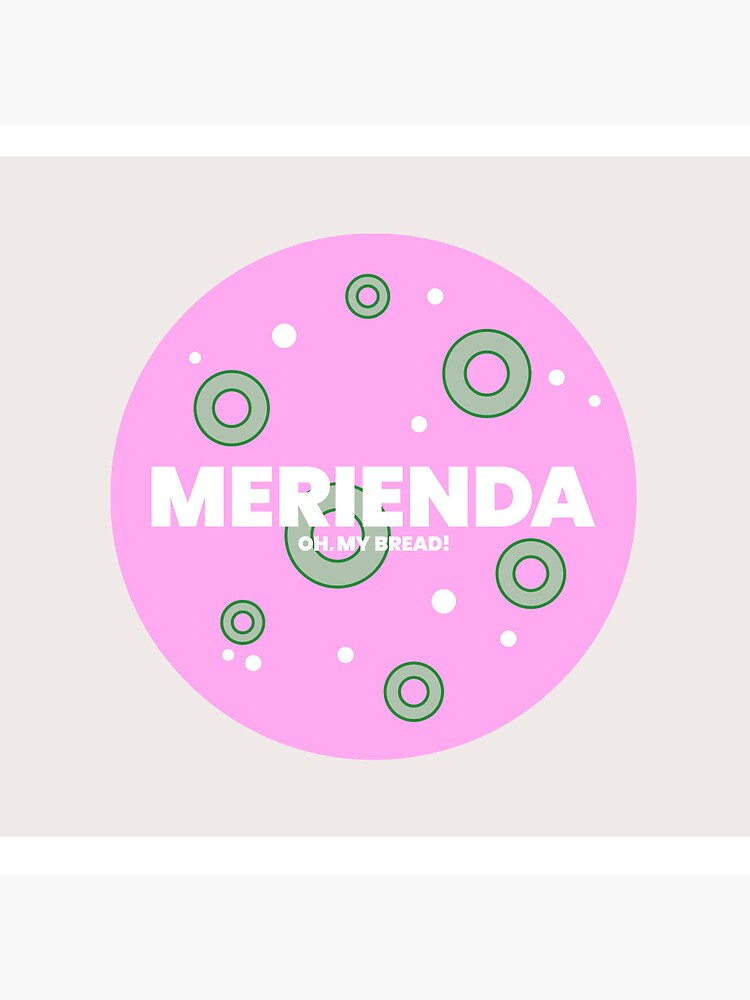 Imagen 3 de 3, Chapa con la obra Merienda mortadela con aceitunas, diseñada y vendida por motorbread.