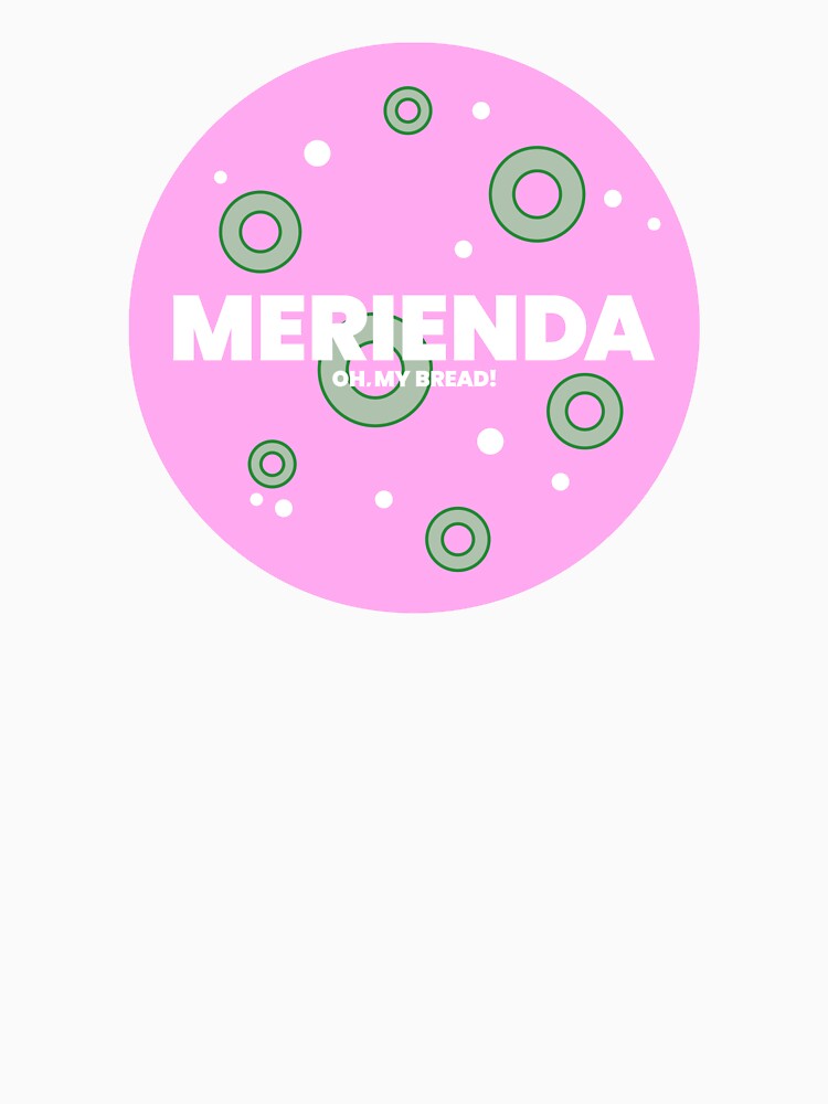 Imagen 7 de 7, Camiseta clásica con la obra Merienda mortadela con aceitunas, diseñada y vendida por motorbread.