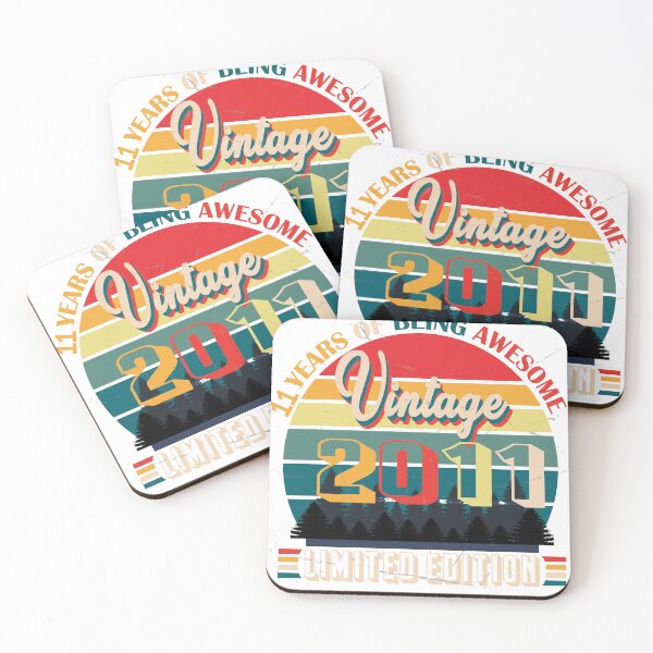 Item preview, 11 years of being awesome vintage 2011 limited edition | Born January 2011 Limited Edition 11 Years Of Being Awesome Vintage , January 2011 11 Years Old , 11th Birthday designed and sold by SimoSaladain.