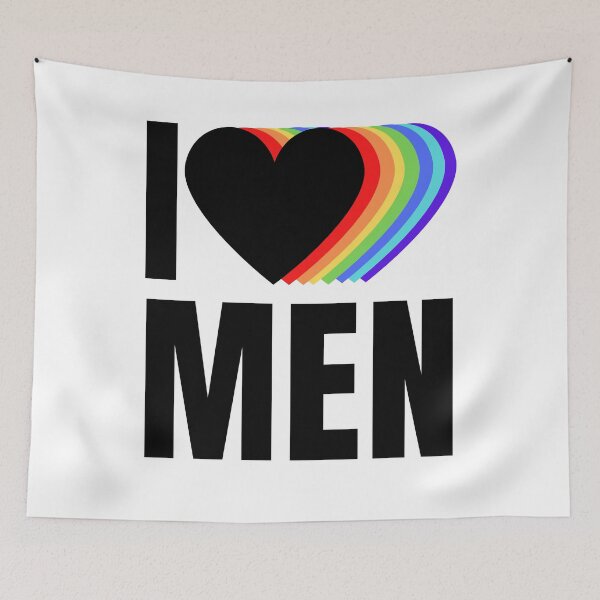 Item preview, I Love Men / I Heart Men designed and sold by Stepadoda.