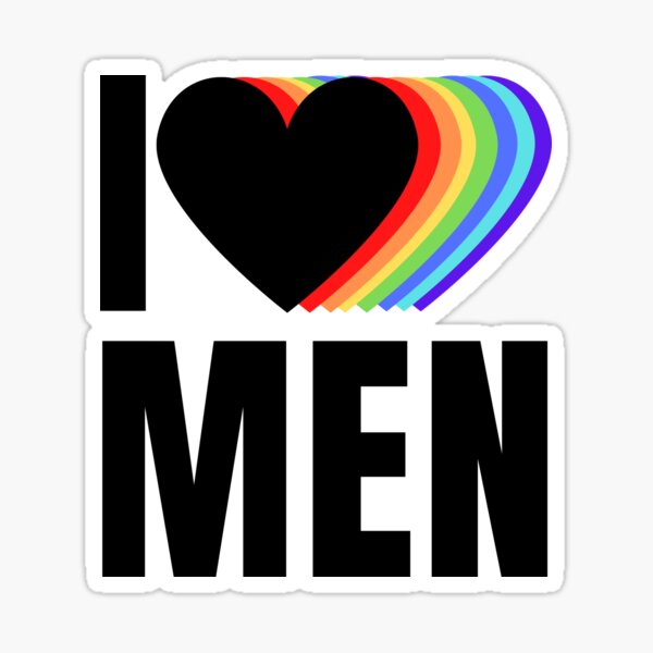 Item preview, I Love Men / I Heart Men designed and sold by Stepadoda.