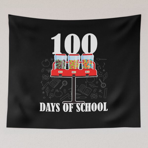 Item preview, 100 Days Of School Gumball Machine 100th Day Teacher Student designed and sold by Dressed For  Duty.