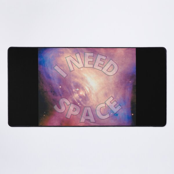 Item preview, I Need Space (Circle) - Abstract Pink, Purple Galaxy designed and sold by Quirkdom.