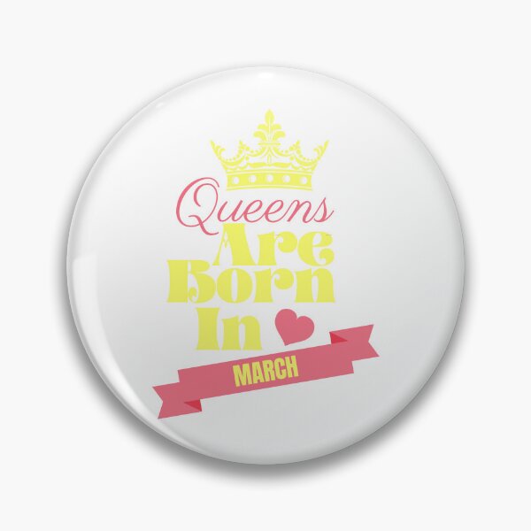 Item preview, Queens Are Born In March designed and sold by Magicalair.