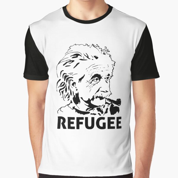 Einstein Refugee Graphic T-Shirt