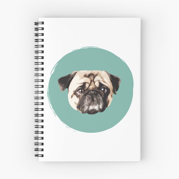 Item preview, Pug Cute Dog Pop Art - Fawn Pug - Paint Circle - WPAP designed and sold by inkandmoth.