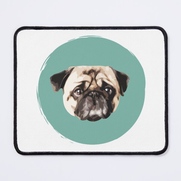 Item preview, Pug Cute Dog Pop Art - Fawn Pug - Paint Circle - WPAP designed and sold by inkandmoth.