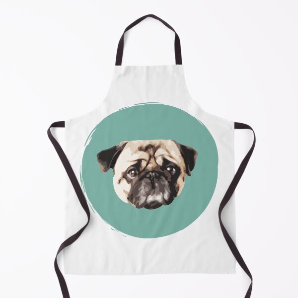 Item preview, Pug Cute Dog Pop Art - Fawn Pug - Paint Circle - WPAP designed and sold by inkandmoth.