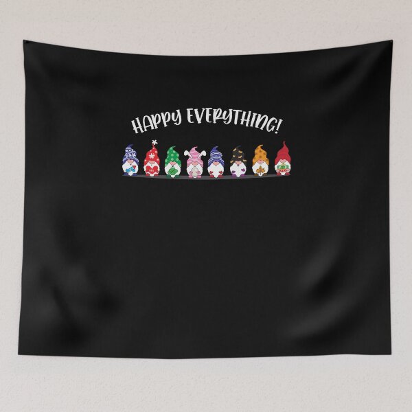 Item preview, Happy Everything Gnomes Every Seasons All Year Tree designed and sold by Dressed For  Duty.