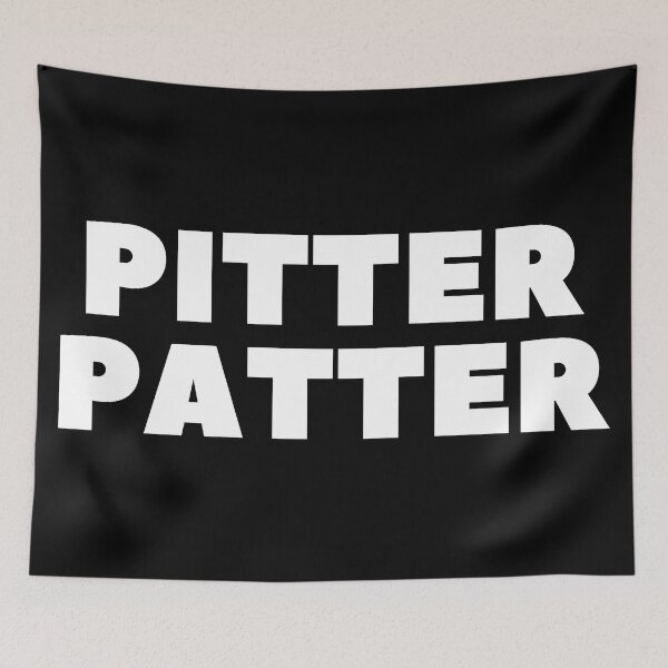 Item preview, PITTER PATTER - HOCKEY SLANG/SAYING designed and sold by HOCKEYBUBBLE.