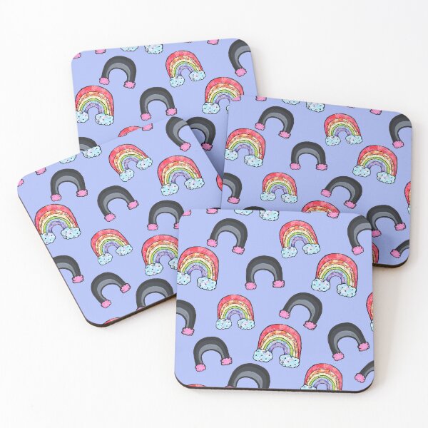 Item preview, Rainbow on Periwinkle designed and sold by BleedStainArt.