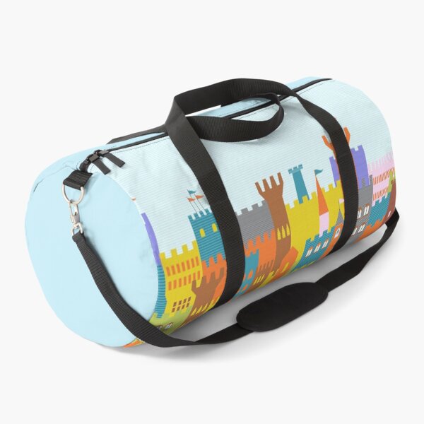 Item preview, Medieval Castle Stronghold Towers Colorful Illustration designed and sold by Anna Lemos.