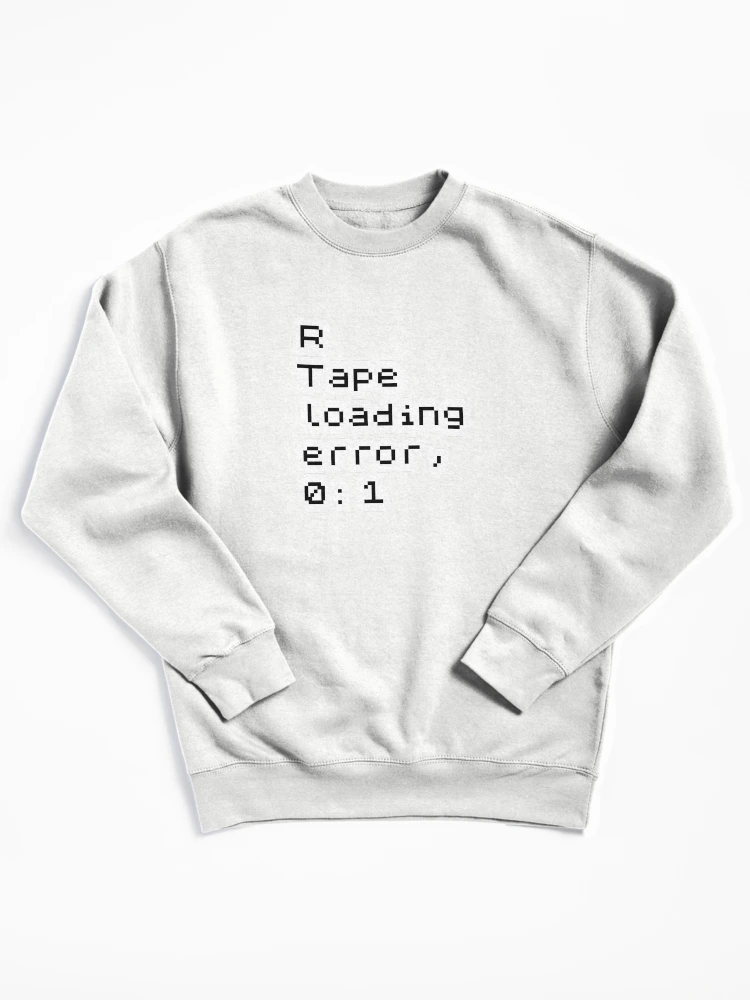 Thumbnail 1 of 6, Pullover Sweatshirt, Sinclair Spectrum - R Tape Loading Error designed and sold by blastprocessing.