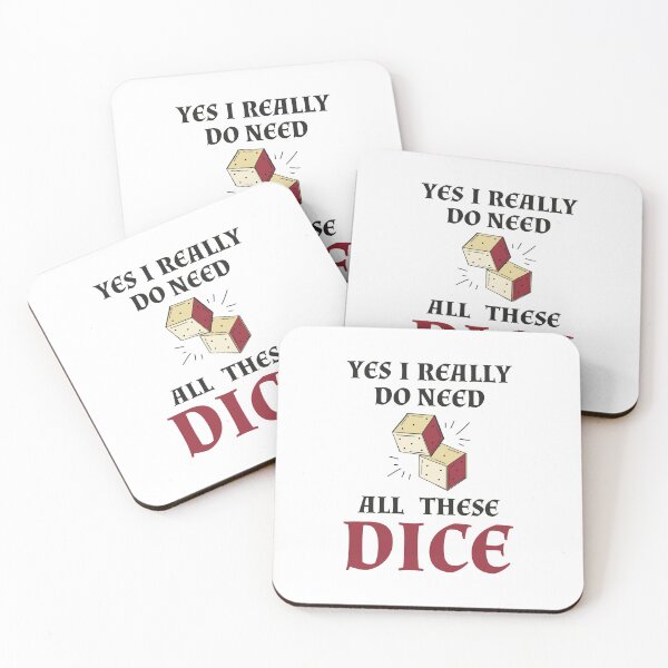 Item preview, Yes I Really Do Need All These Dice designed and sold by amine707.