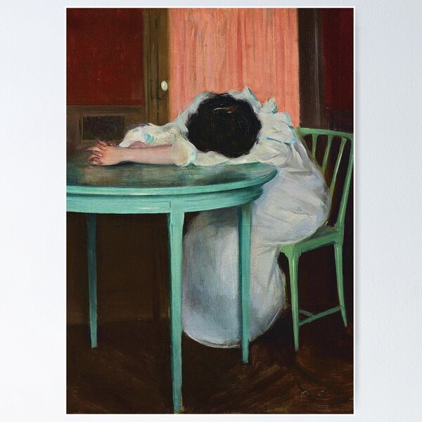 Item preview, Tired by Ramon Casas designed and sold by designsbykhushi.