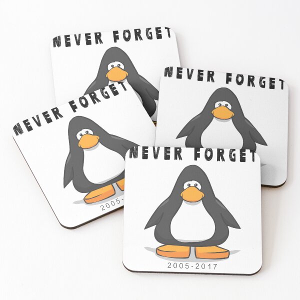 Item preview, Club Penguin Never forget designed and sold by BitSweeper.