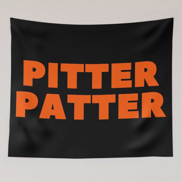 Item preview, PITTER PATTER - HOCKEY SLANG/SAYING designed and sold by HOCKEYBUBBLE.