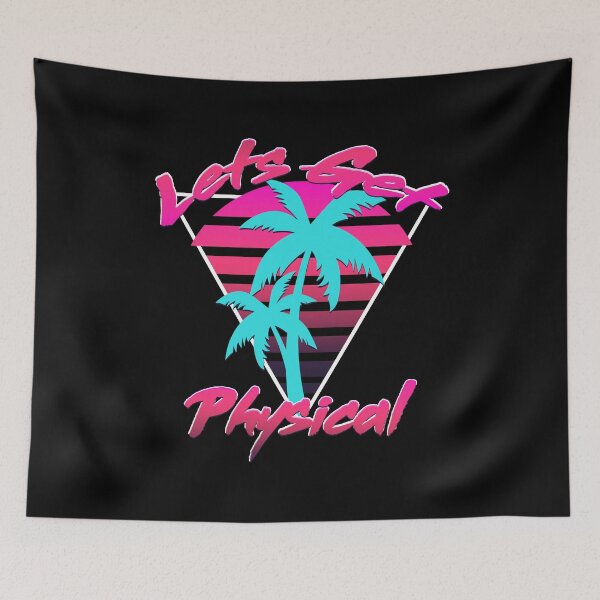 Item preview, Let's Get Physical Vintage 80s Retro Workout Design designed and sold by ProdbyNiECO.