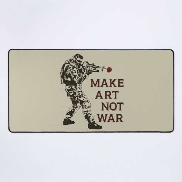Item preview, Make art not war designed and sold by kawaiistudio.